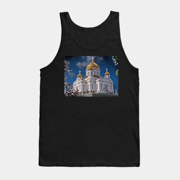 Cathedral of Christ the Saviour, Moscow, Russia Tank Top by vadim19